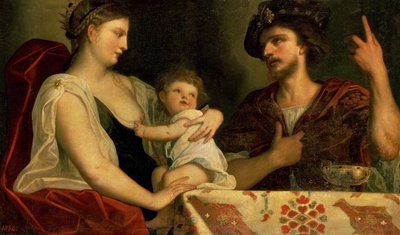 Eumene (c.362-316 a.C.) e Rossana (m. c.310 a.C.) da Alessandro Padovanino